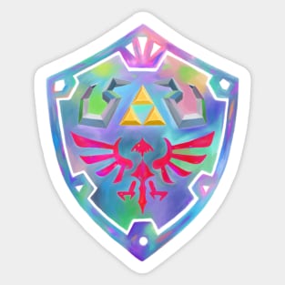 colorful shield Sticker